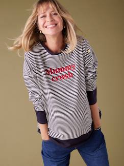 Camiseta efecto sudadera "Mummy Crush" para embarazo ENVIE DE FRAISE