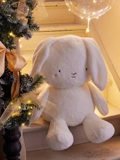 Histoire D'ours - Conejo De Peluche – Blanco – 30 Cm – Preppy Chic – HO3134