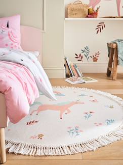 Textil Hogar y Decoración-Decoración-Alfombra con pompones Unicornio