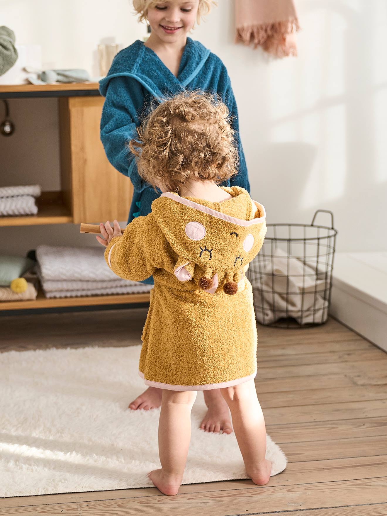 Steiff Mini Basic – Poncho Da Bagno Unisex Per Bambini E Ragazzi, Morbido, Comodo E Di Alta Qualità