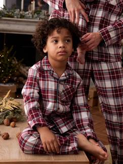 Pijama navideño a cuadros infantil Colección cápsula Familia