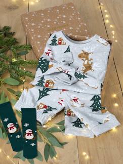 Caja de regalo Navidad pijama + calcetines niño