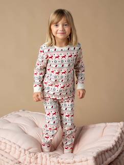 Ropa Premamá-Pijama navideño infantil unisex de algodón orgánico