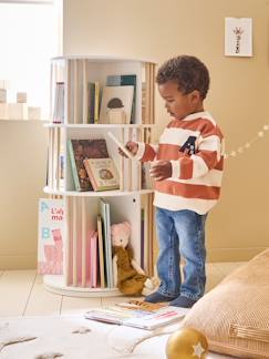 Habitación y Organización-Almacenaje-Librería giratoria de 3 niveles