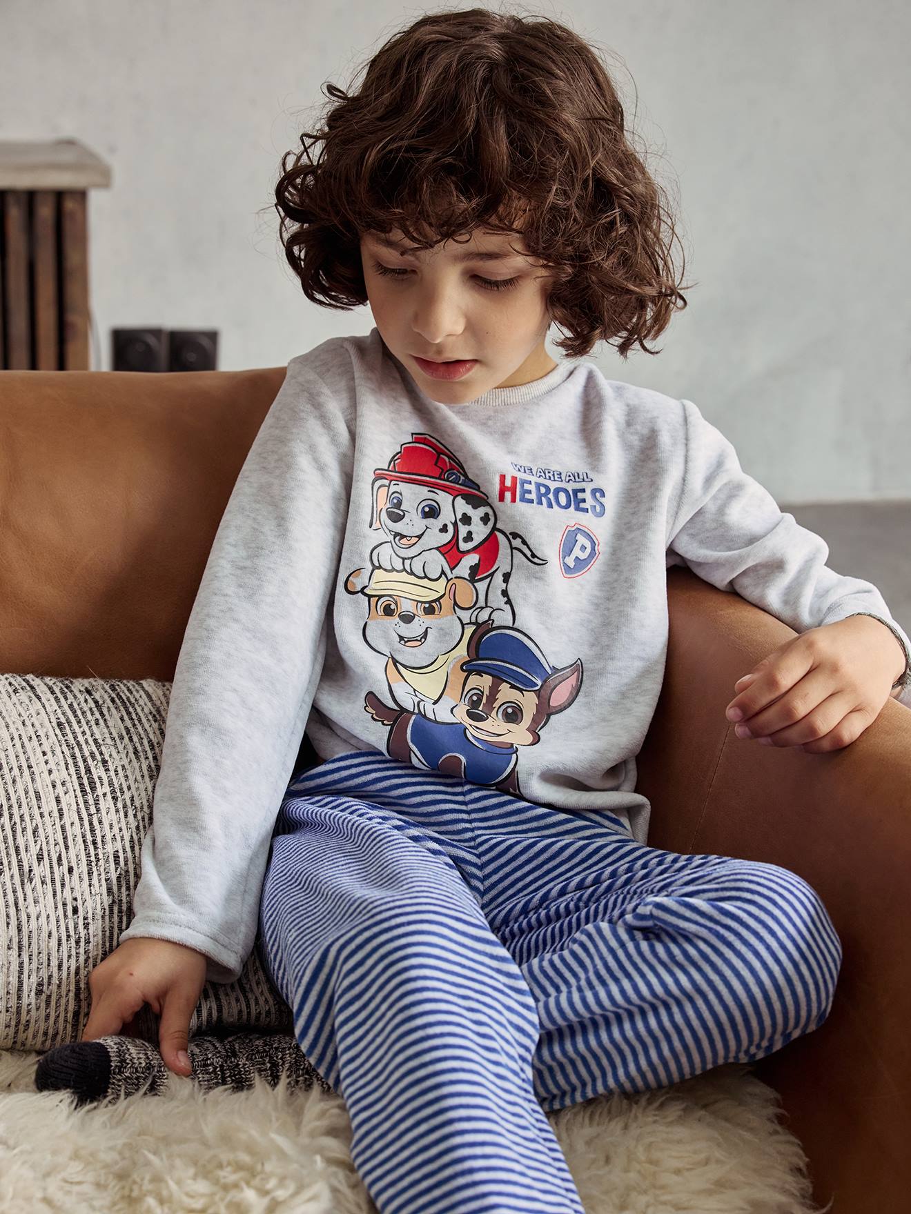 Pyjamas Tesco Pijama Primark PAW Patrol De Felpa Para Niño Azul Clothes  Asda
