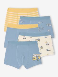 Niño-Ropa interior-Pack de 5 boxers elásticos para niño