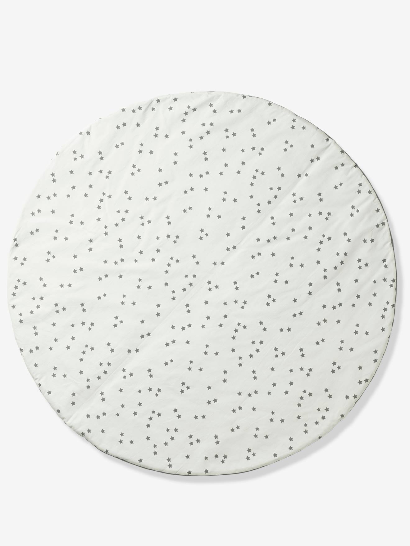 Image of Alfombra redonda para tienda india gris medio estampado 7040701636446