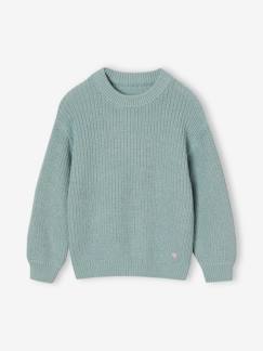Niña-Jerséis, chaquetas de punto, sudaderas-Jersey de punto inglés para niña