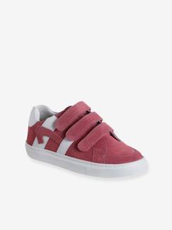 Calzado-Zapatillas infantiles de piel con cierre autoadherente