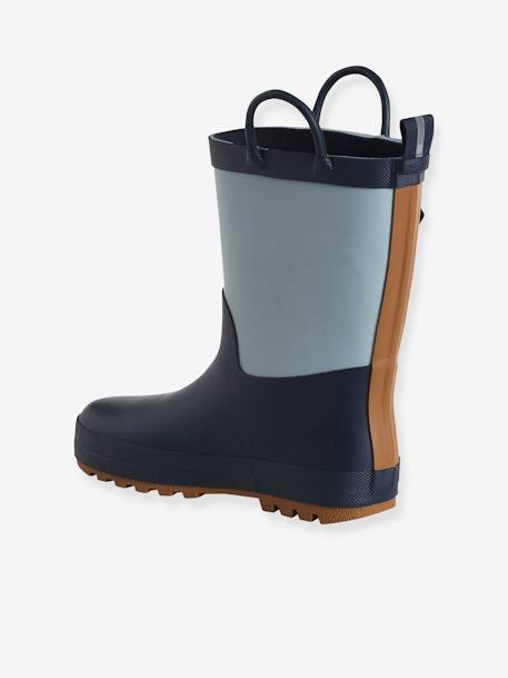 Botas de lluvia para niños colección especial guardería lote azul 