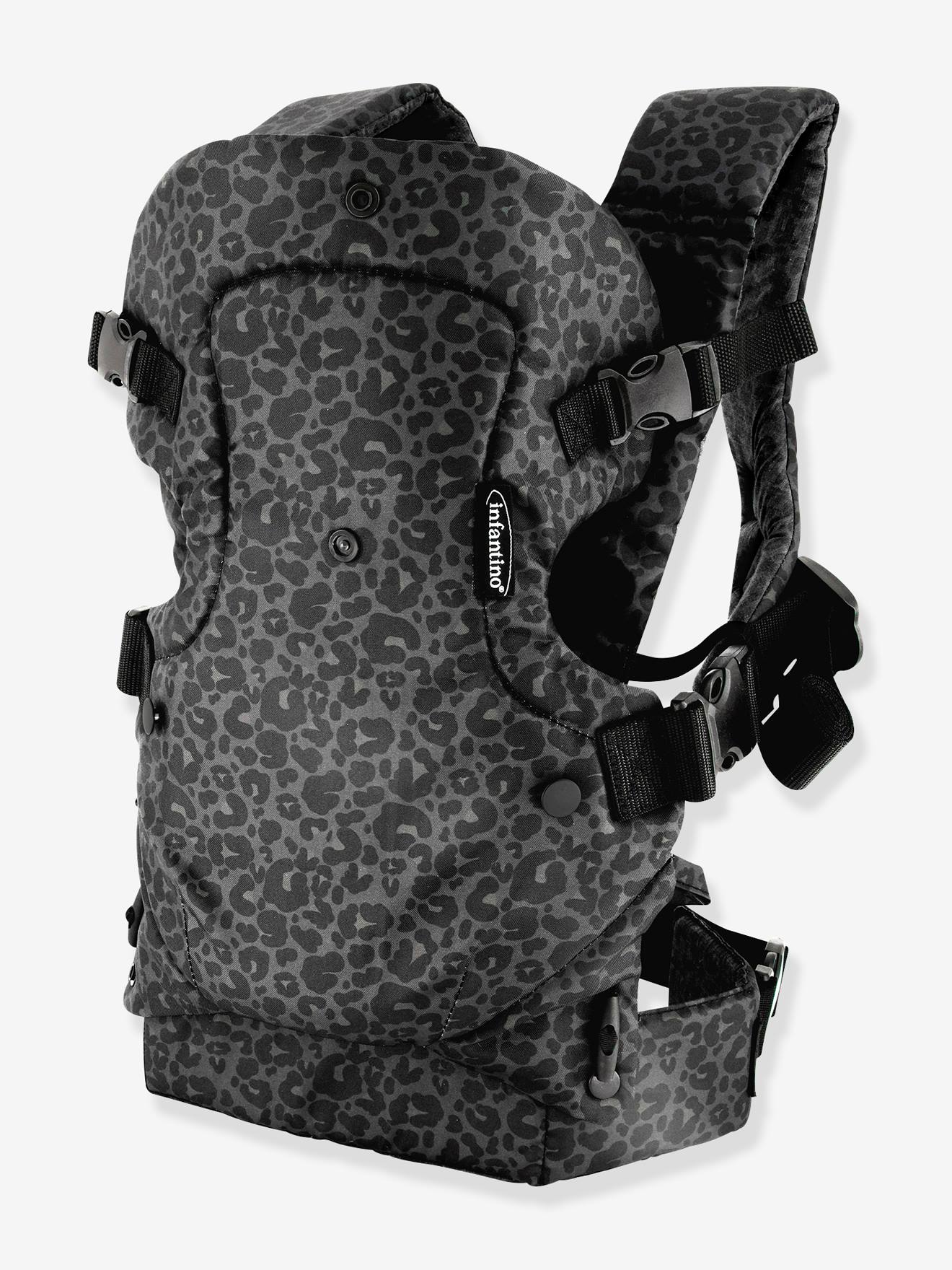Portabebés Flip 4-en-1 Leopardo INFANTINO negro Infantino