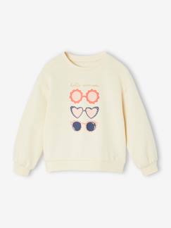 Niña-Jerséis, chaquetas de punto, sudaderas-Sudadera con estampado para niña