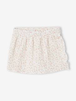 Niña-Faldas-Falda short con flores para ceremonia niña