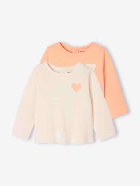 Bebé-Camisetas-Camisetas-Pack de 2 camisetas BASICS bebé