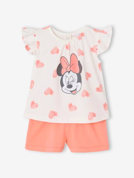 Bebé-Conjunto Disney® bebé camiseta y pantalón corto Minnie Corazones