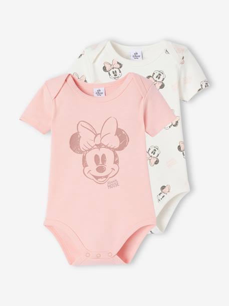 Bebé-Pack de 2 bodies para bebé Disney® Minnie de manga corta