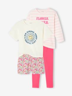 Niña-Pack de 2 pijamas Basics niña Flower power