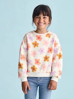 Niña-Jerséis, chaquetas de punto, sudaderas-Sudadera fantasía con motivo de corazones o lunares, para niña