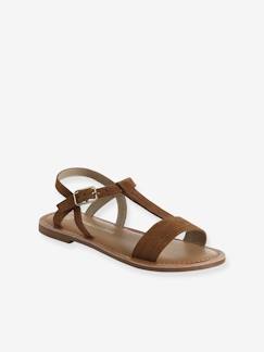 Calzado-Sandalias de piel para niña