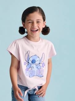 Niña-Camisetas-Camiseta anudada "Good day" Disney® Stitch manga corta