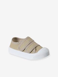 Calzado-Zapatillas de lona con cierre autoadherente para bebé - Fabricadas en Francia
