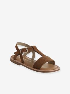 Calzado-Sandalias de piel para niña, especial autonomía