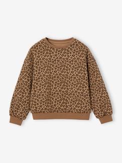 Niña-Jerséis, chaquetas de punto, sudaderas-Sudadera fantasía con motivo de corazones o lunares, para niña