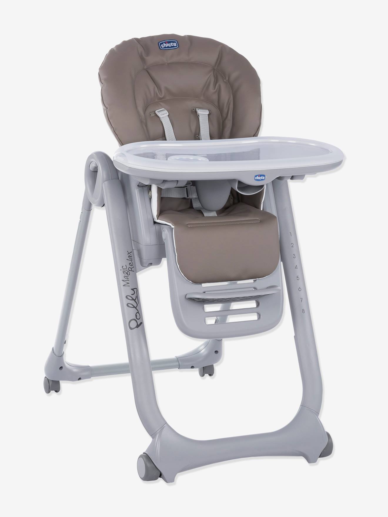 Image of Trona evolutiva CHICCO Polly Magic Relax gris medio liso 7034200226449