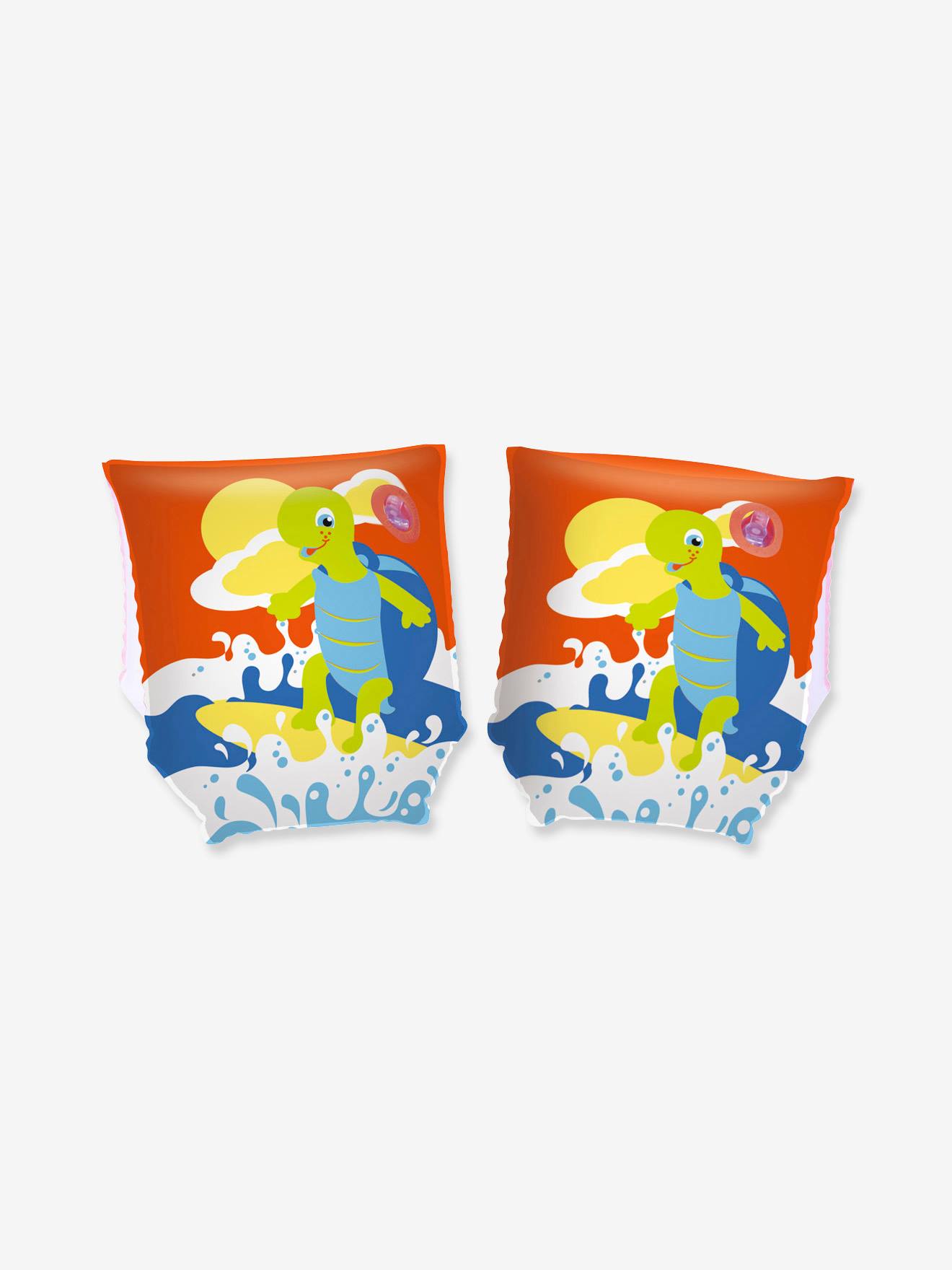 Image of Manguitos de baño tortuga BESTWAY rojo medio liso con motivos 7033400476690