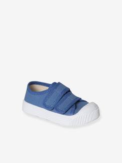 Calzado-Zapatillas de lona con cierre autoadherente para bebé - Fabricadas en Francia