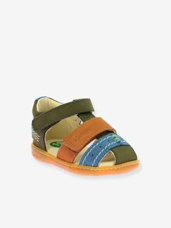 Calzado-Calzado bebé (17-26)-El bebé camina niño (19-26)-Sandalias-Sandalias de piel Bazar KICKERS® para bebé