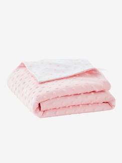 Textil Hogar y Decoración-Ropa de cuna-Mantas, edredones-Manta para bebé de doble cara, punto polar/felpa Stella