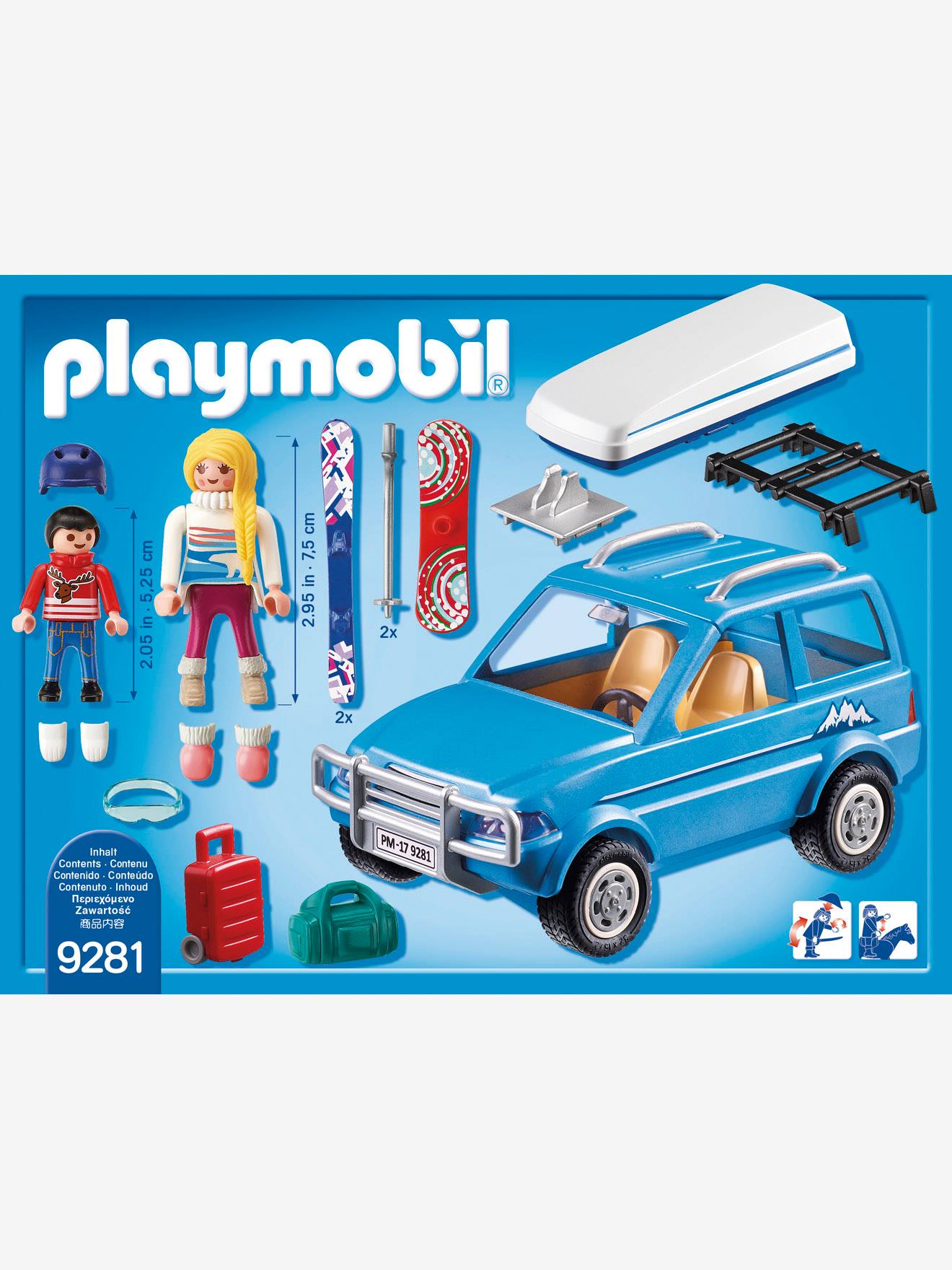 coche azul playmobil