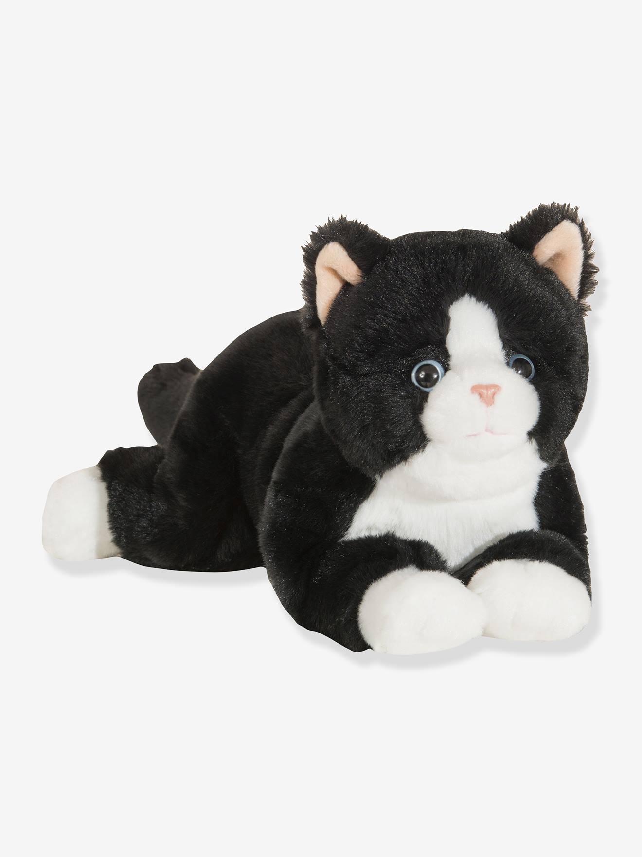 Tachi Peluche De Gato Negro, Peluche Grande Tumbado, 32 Cm
