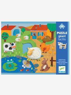 Juguetes-Juegos educativos- Puzzles-Puzzle Táctil Animales de la Granja con 20 piezas DJECO