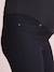 Pantalón super skinny de embarazo de tejido stretch MARRON OSCURO LISO+Negro 