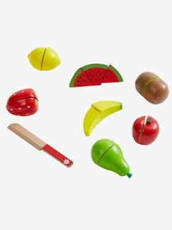 Juguetes-Juegos de imitación-Cocinitas y accesorios de cocinas-Frutas para cortar de madera FSC®