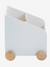Caja librería con ruedas LÍNEA SCHOOL BLANCO CLARO LISO+ROSA CLARO LISO 