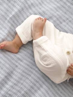 Bebé-Pantalones, vaqueros -Pantalón corte árabe de gasa de algodón bebé niño