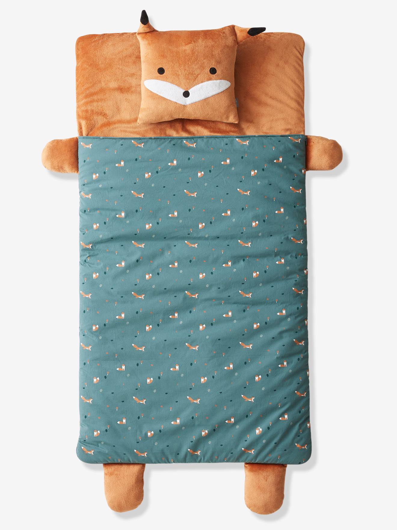 ideal para acampada ideal para siestas SnooZy Kids Saco de dormir infantil 140 x 50 cm un bonito peluche que se convierte en una bolsa de siesta. 