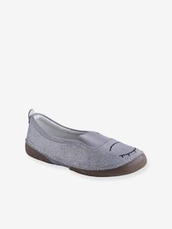 Calzado-Calzado niña (23-38)-Zapatillas y Patucos-Zapatillas de casa de piel con elástico niña