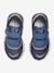 Zapatillas con tira autoadherente estilo running para bebé niña AZUL OSCURO LISO CON MOTIVOS 