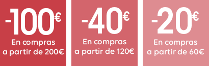 hasta 100€ en compras*