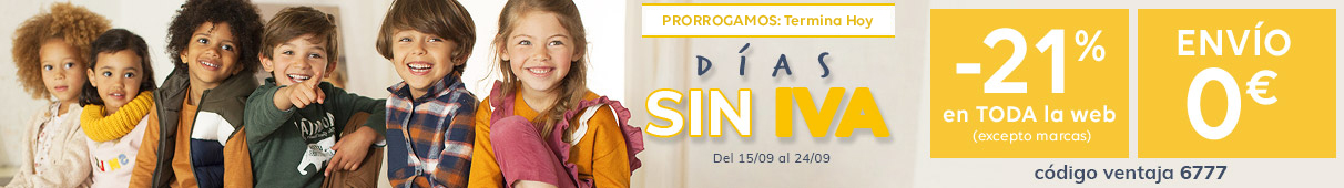 Prolongamento - Días sin IVA Prolongamento - Días sin IVA -21% + envío 0€