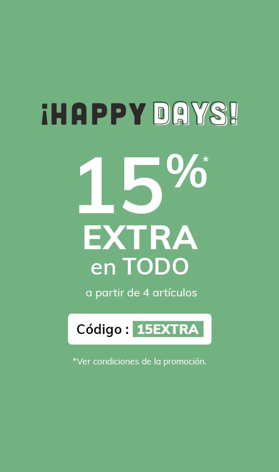 15%* EXTRA en TODO!​​